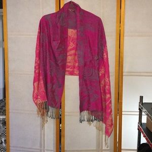 3 for $30 | Pink pashmina shawl